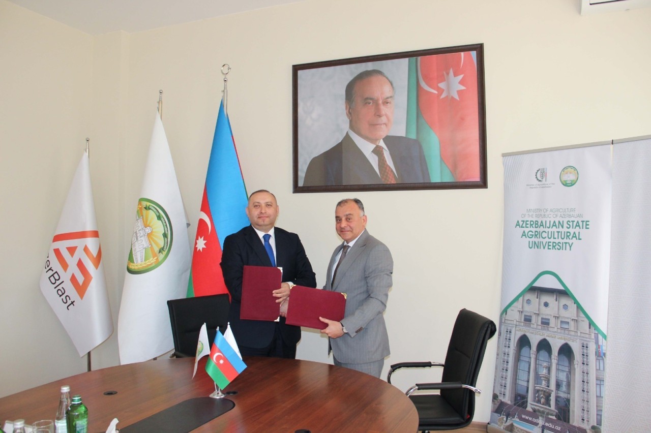 ADAU ilə “AzerBlast” arasında memorandum imzalandı - FOTOLAR